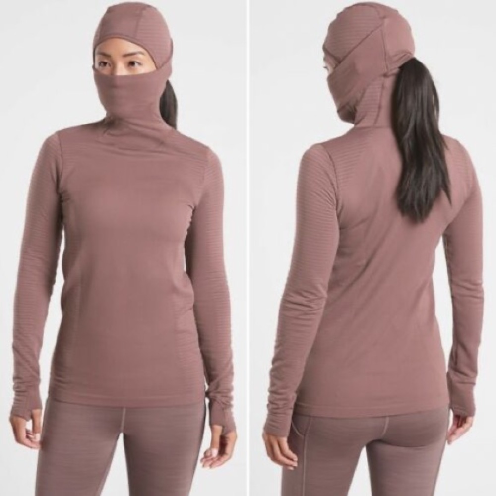 Athleta Flurry Balaclava Rib Mix Solid